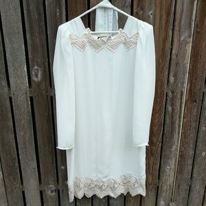 Vintage JT Dress Fancy Wedding Renewal Bride Ivory